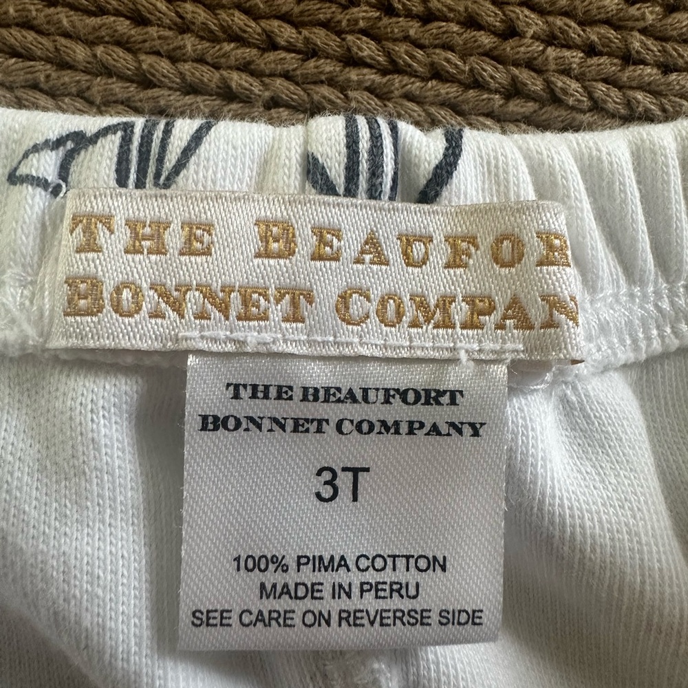 The Beaufort Bonnet Company Nautical Sailboat Print Cotton Shorts - Picture 3 of 3